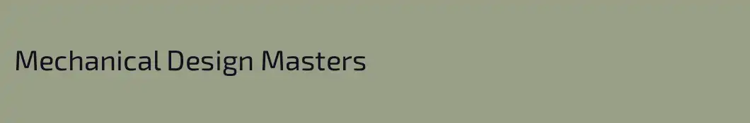 Mechanical Design Masters